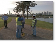 Construction of Car path-(Emirates Hills Golf Course)