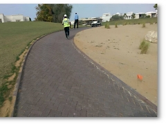 Construction of Car path-(Emirates Hills Golf Course)