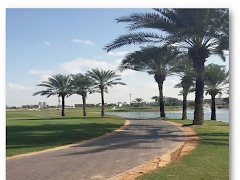 Construction of Car path-(Emirates Hills Golf Course)